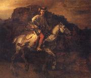 REMBRANDT Harmenszoon van Rijn The So called Polish Rider Spain oil painting artist